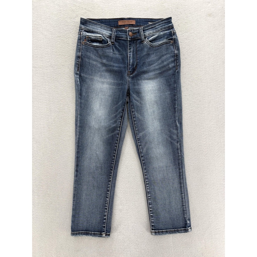 Judy Blue Women's Skinny Jeans in Faded Medium Blue Wash